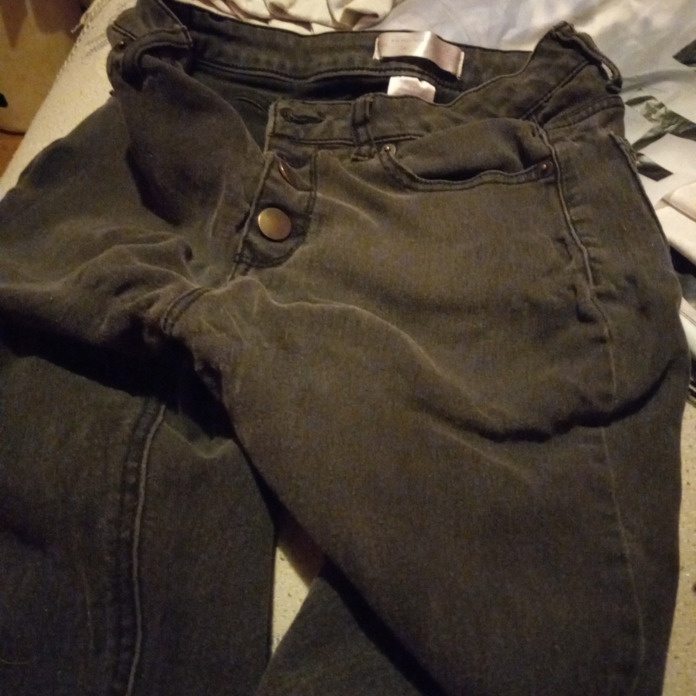 No boundaries washed out black high waisted jeans